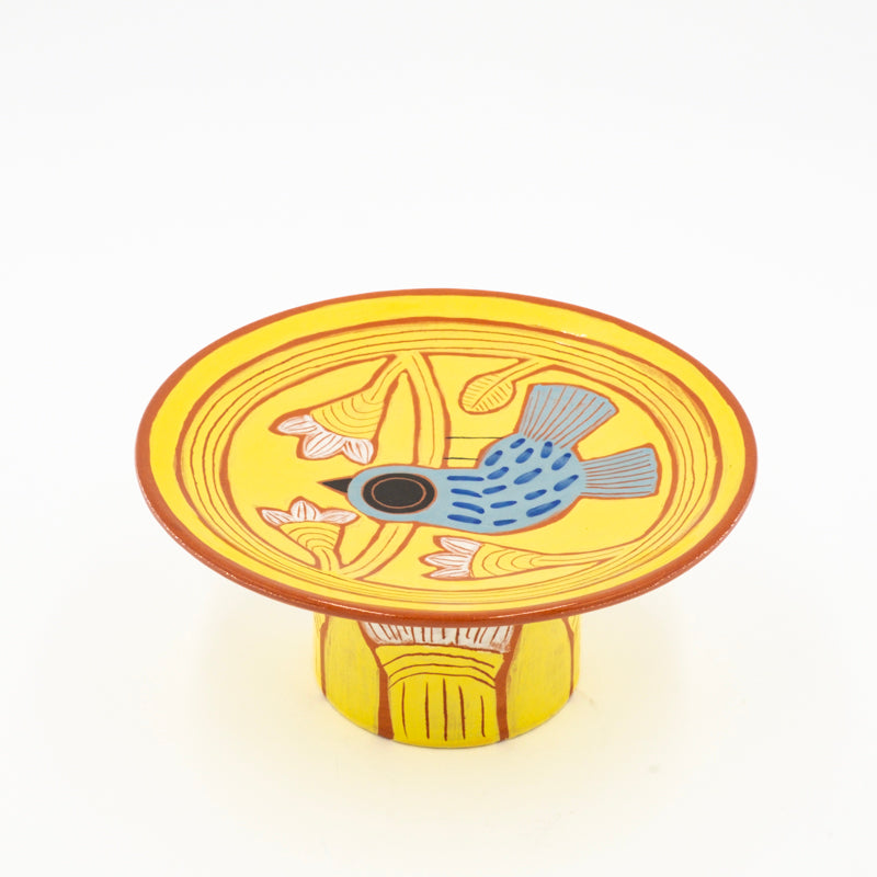 Coupe à pied en céramique