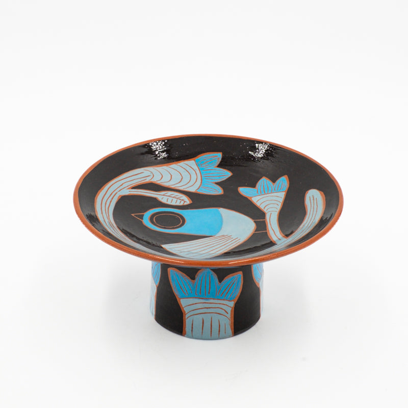 Coupe à pied en céramique