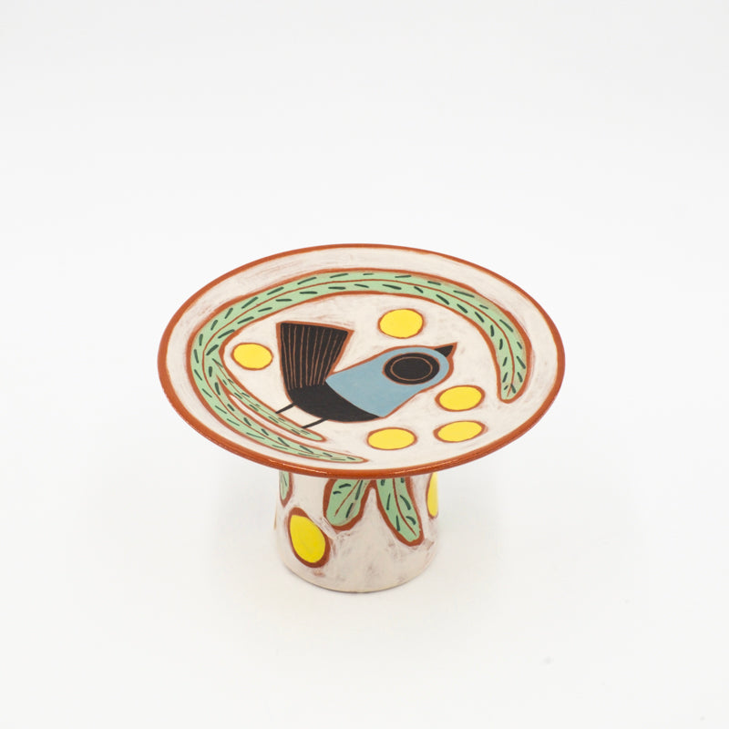 Coupe à pied en céramique