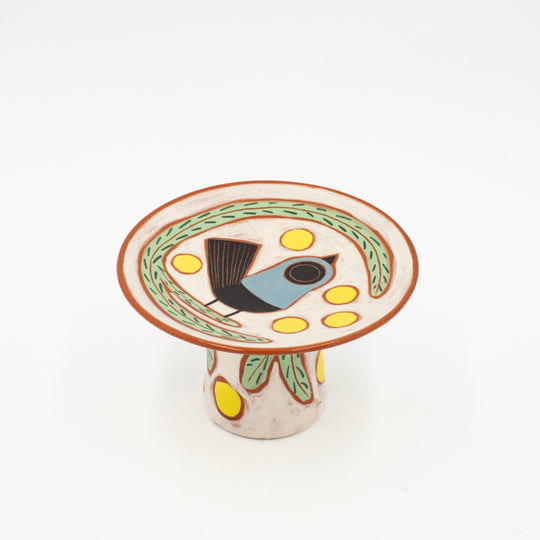 Coupe à pied en céramique
