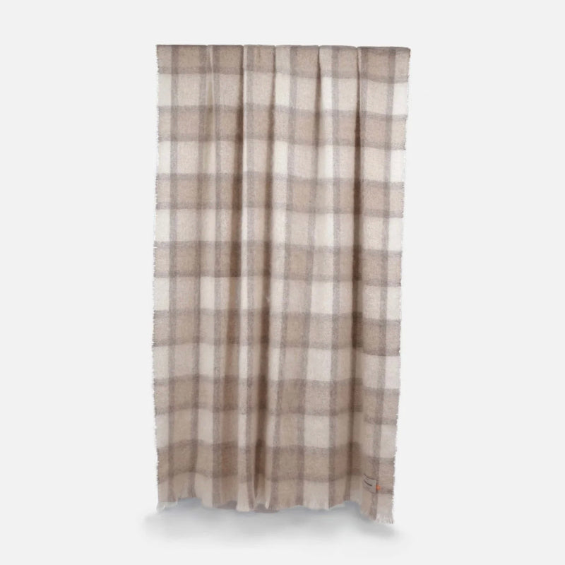 Plaid en mohair - 135 × 180 cm