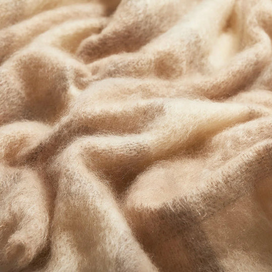 Plaid en mohair - 135 × 180 cm