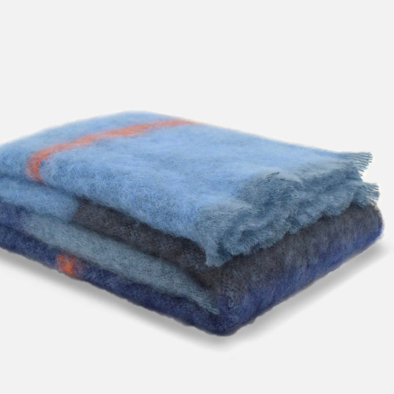 Plaid en mohair - 135 × 200 cm