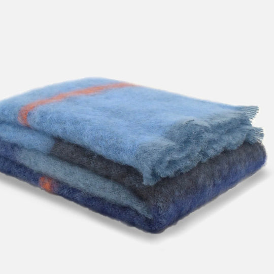 Plaid en mohair - 135 × 200 cm