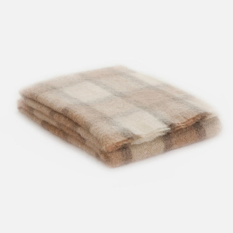 Plaid en mohair - 135 × 180 cm