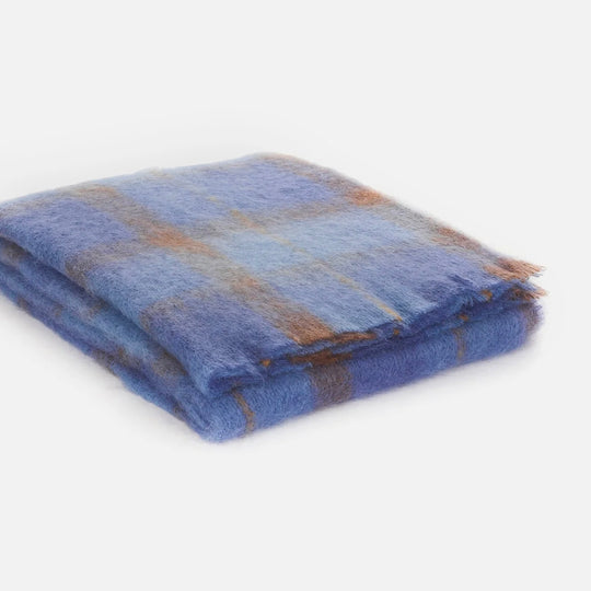 Plaid en mohair - 135 × 180 cm