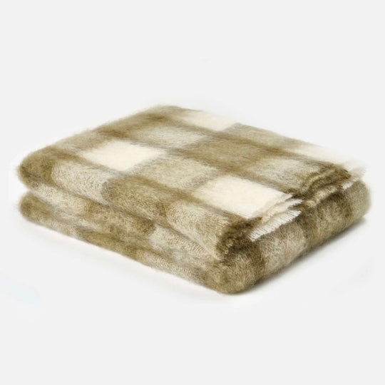 Plaid en mohair - 135 × 180 cm