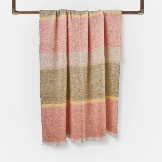 Plaid en mohair - 135 × 200 cm