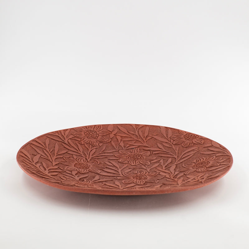 Grand plat sculpté