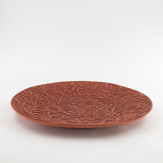 Grand plat sculpté