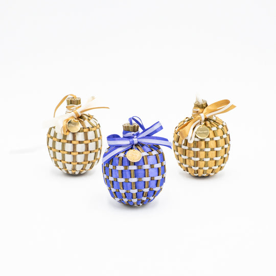 Boules de Noël à la Lavande en Satin