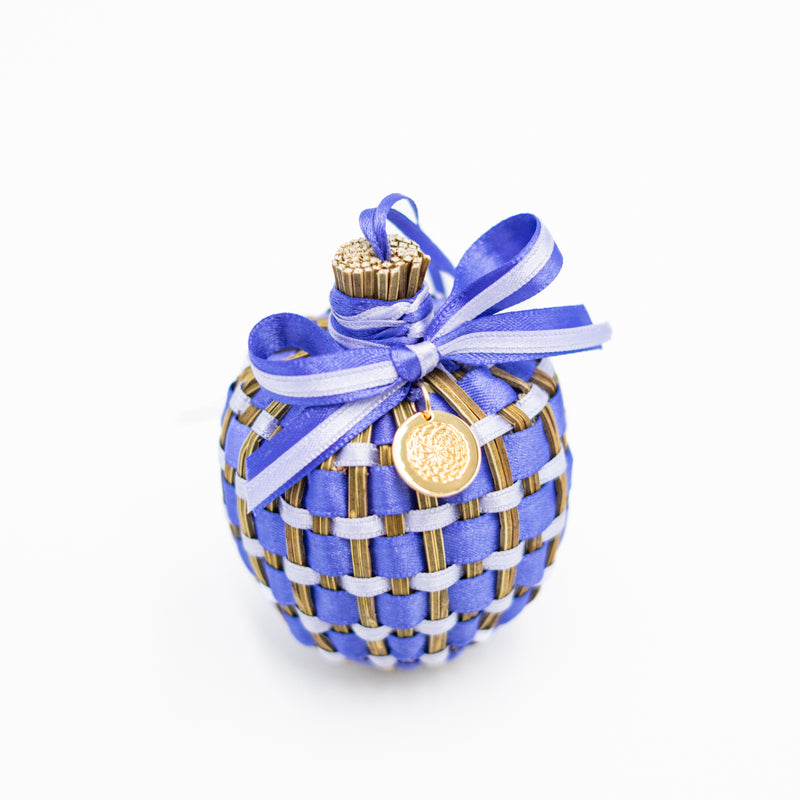 Boules de Noël à la Lavande en Satin
