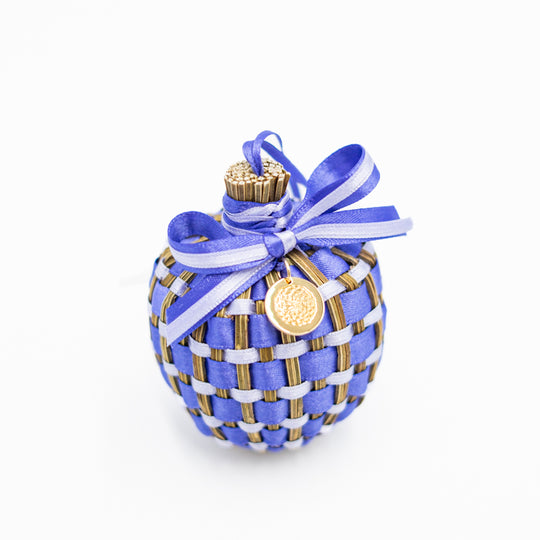 Boules de Noël à la Lavande en Satin