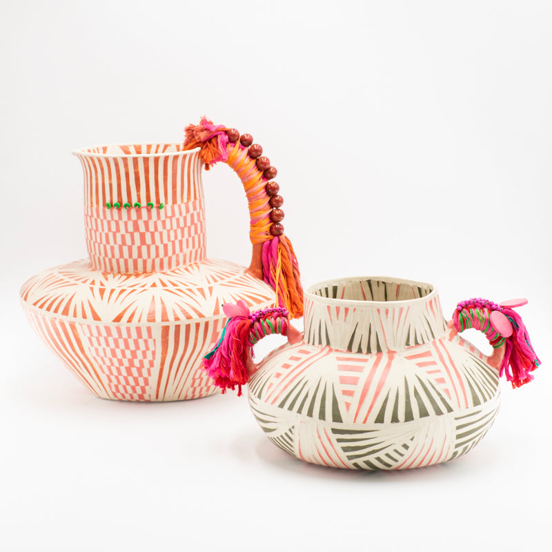 Grand Vase Sculptural Rose