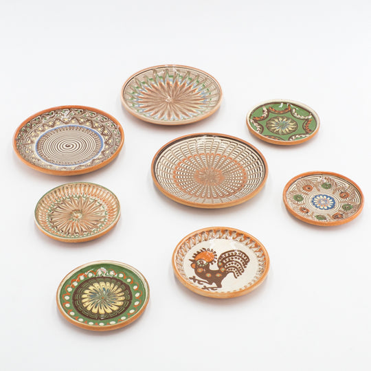 Mini assiettes Traditionnelles d'Horezu 10cm