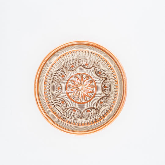 Traditional Horezu Deep Plates, 17cm