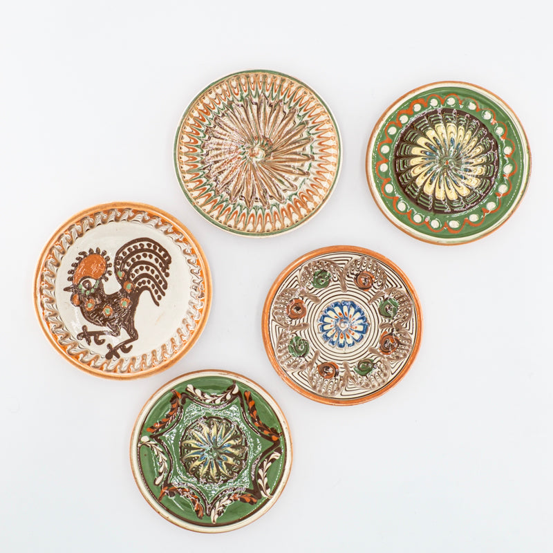 Mini assiettes Traditionnelles d'Horezu 10cm