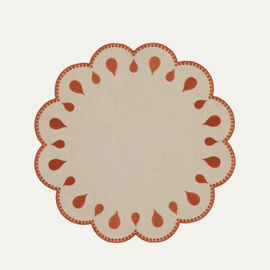 Gotas Place Setting and Napkin