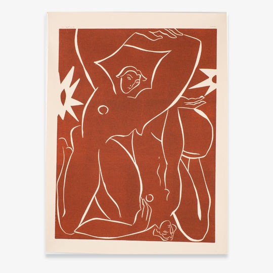 Pond - linocut print par Sofia Salazar