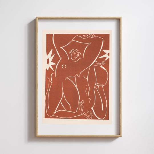 Pond - linocut print par Sofia Salazar