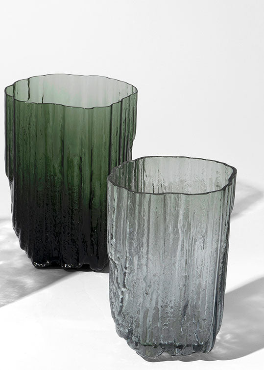 Medium blown glass vase