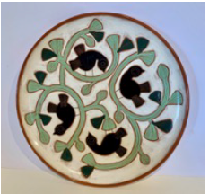 Ceramic presentation dish