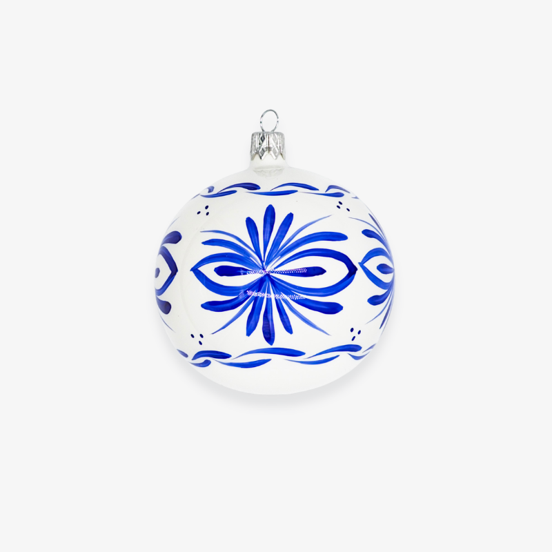 Boules de Noël Rondes Peintes à la main