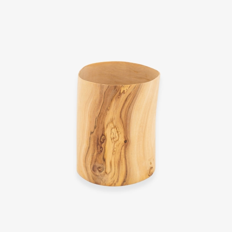 Pot à crayon en poirier - Moyen modèle