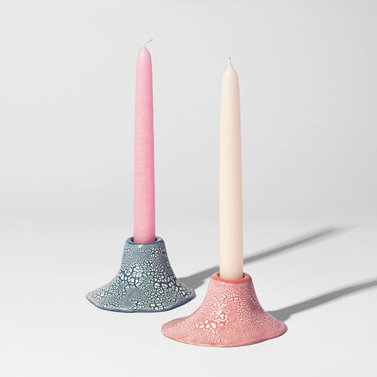 Volcano candlesticks
