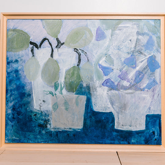 Painting on canvas 85x65cm BG Exhibition