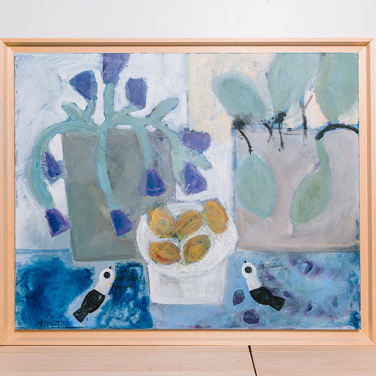 Painting on canvas 85x65cm BG Exhibition