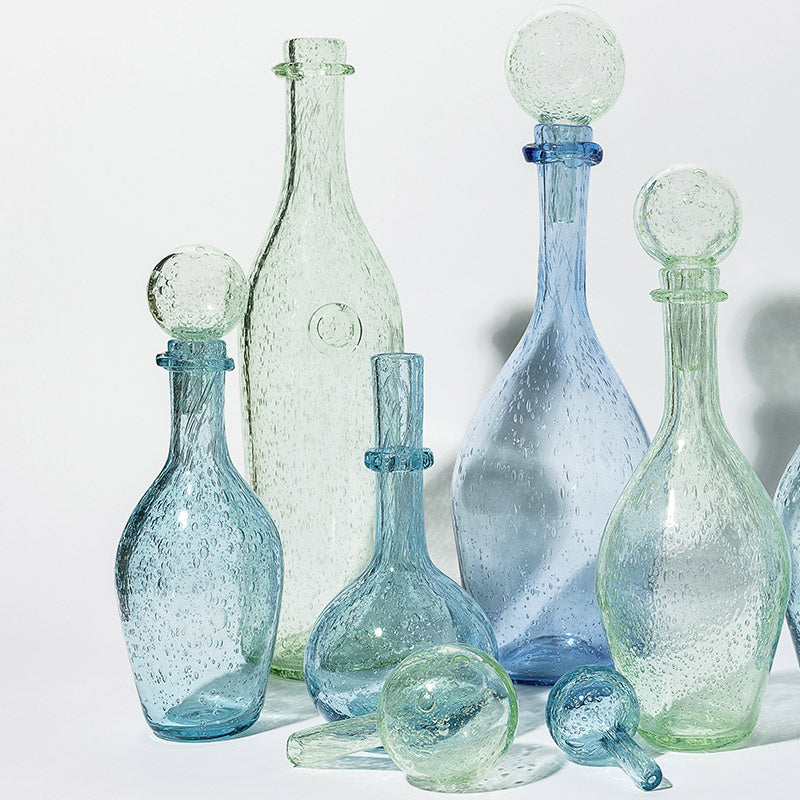 Bouteille Ventrue en verre 40cm